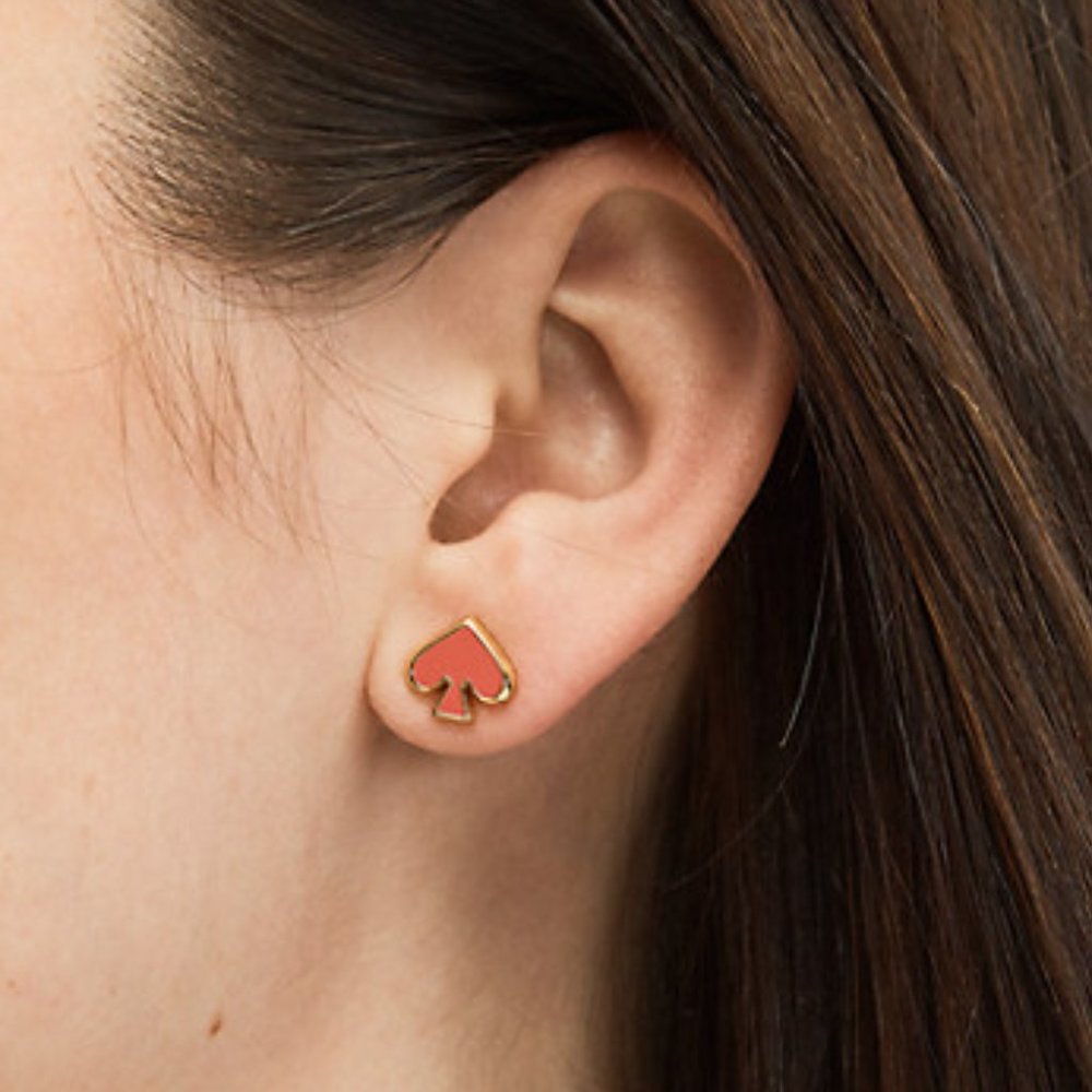 Kate Spade Enamel Pendant and Studs Set - Picture 4 of 4